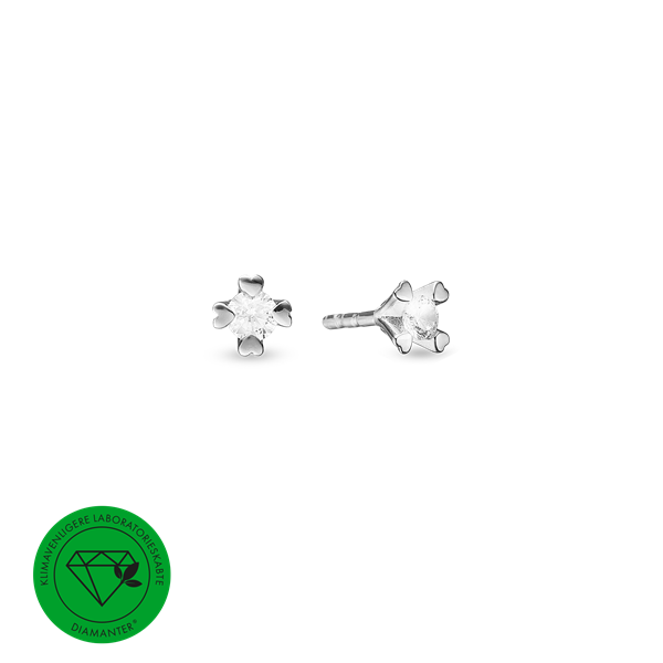 Aagaard\'s MARY Ørestik 8K, HV LG DIAMANT 2x0,10CT