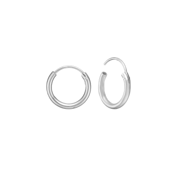 Aagaard's RHOD. SØLV CREOL 14MM, TRÅD 2 MM M/VIPPE