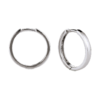 Aagaard's RHOD. SØLV CREOL 32MM, TRÅD 2 MM M/KLAPL