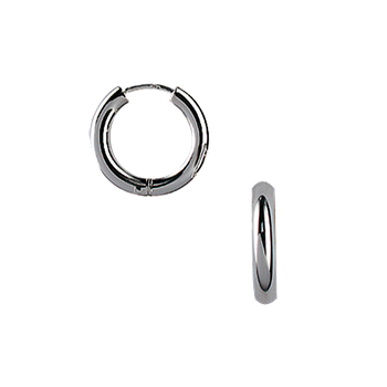 Aagaard's RHOD. SØLV CREOL 16MM, TRÅD 2,7MM M/KLAP