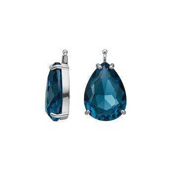 Heinzendorff's Glas facet m/rh sølv