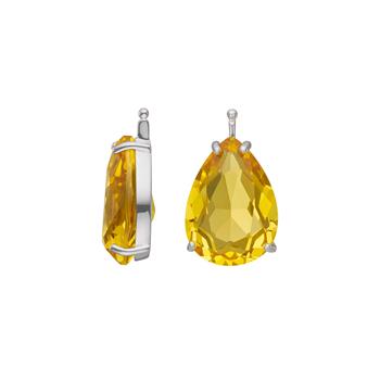 Heinzendorff's Glas facet m/rh sølv