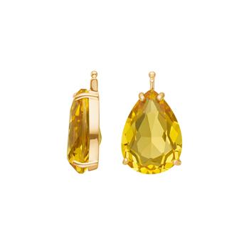 Heinzendorff's Glas facet m/fg sølv