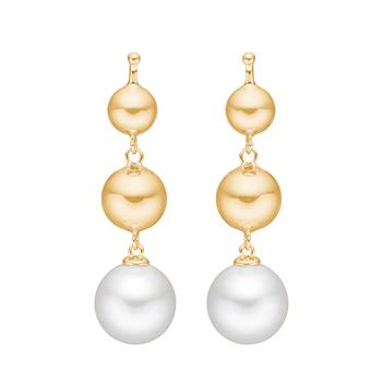 Heinzendorff's Forg. sølv system-vedhæng m. perle