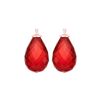 Heinzendorff's Glas facetteret farve20 m/rfg sølv - par