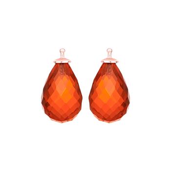 Heinzendorff's Glas facetteret farve68 m/rfg sølv - par