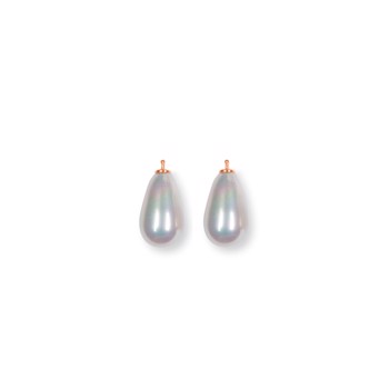 Heinzendorff's Mallorca perle dråbe farve07 m/rfg sølv - par