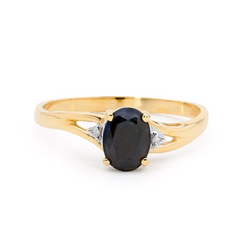 Bee's Ring med safir
