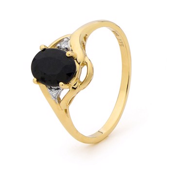Bee's Ring med safir