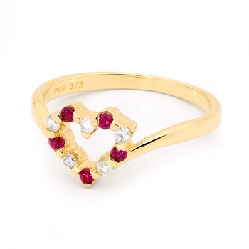 Bee's Ring med rubin