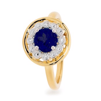 Bee's Ring med safir