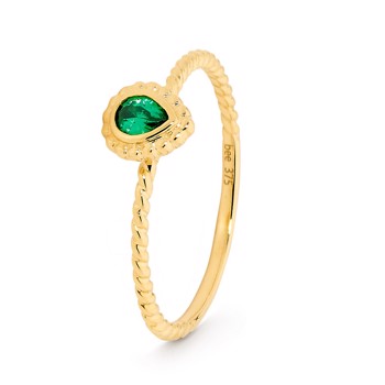 Bee's Ring med zirkonia