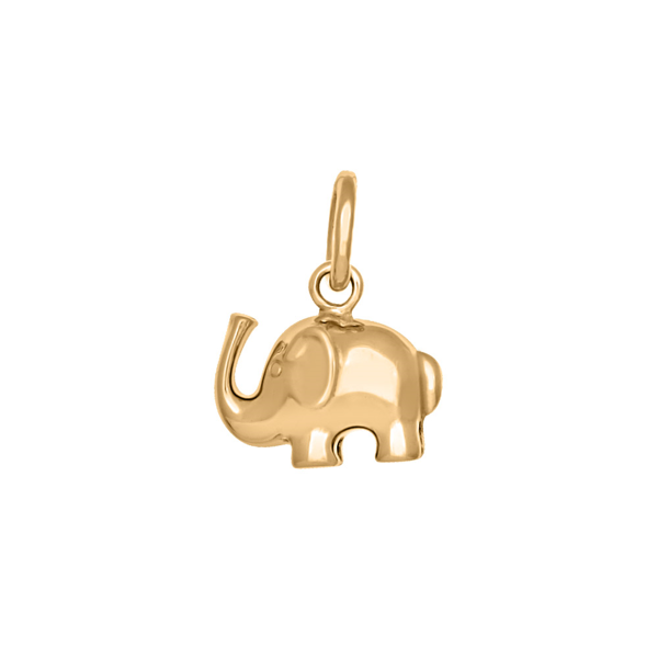 Siersbøl\'s 8kt. guldvedhæng/charm elefant