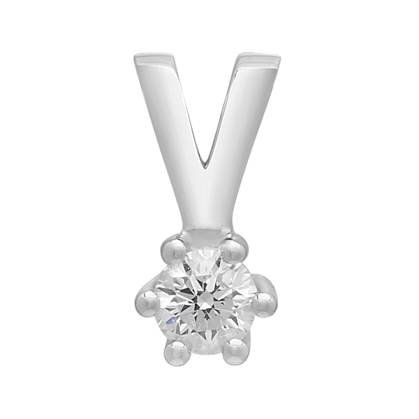 Siersbøl\'s SIERSBØL 14kt. Afrodite hvg. vedhæng m. 0.10ct WSI