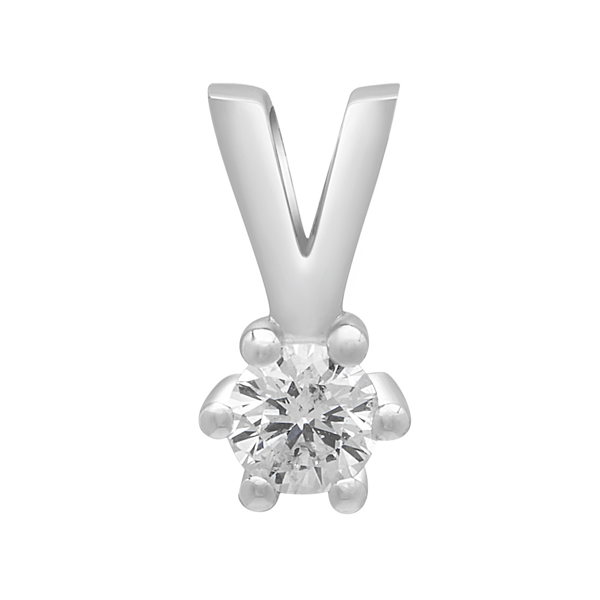 Siersbøl\'s SIERSBØL 14kt. Afrodite hvg. vedhæng m. 0.15ct WSI