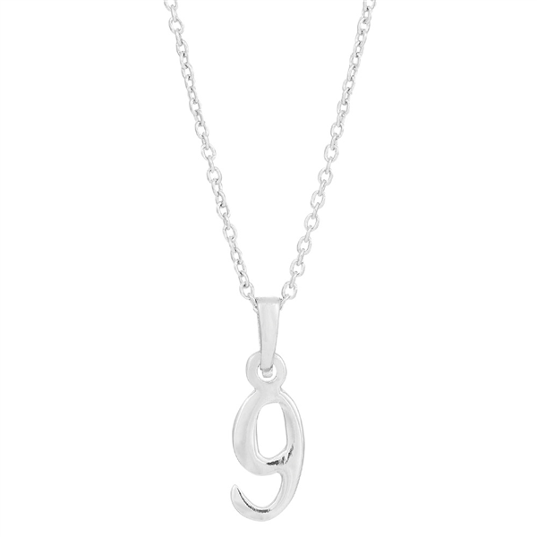 Siersbøl\'s SIERSBØL sølv rhod. vedhæng 9 inkl. kæde