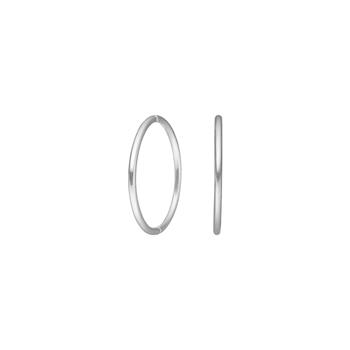 Siersbøl's Rhod. sølv creol 18 mm udvendigt