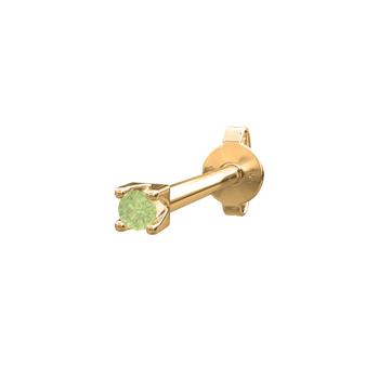Nordahl's 14kt. guldørestik peridot PIERCE52 1stk