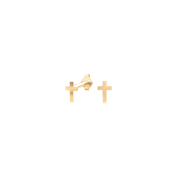 Siersbøl\'s 14kt. guldørestikker kors