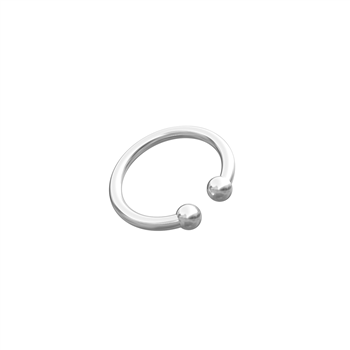 Nordahl's Rhod. sølvearcuff PIERCE52 1 stk.