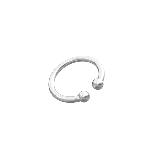 Nordahl\'s Rhod. sølvearcuff PIERCE52 1 stk.