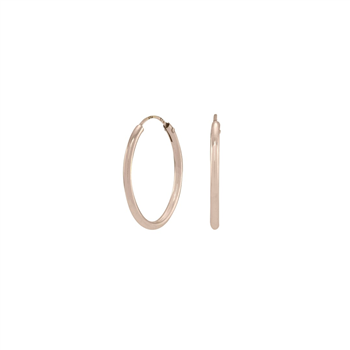 Nordahl's Rosa forgyldt sølv creol 20mm HOOPS52