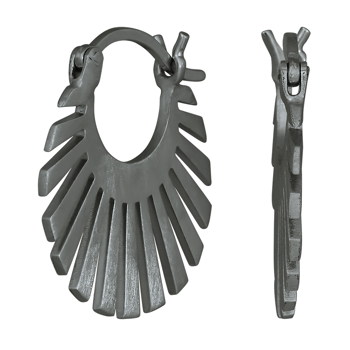 Nordahl's Ox. sølv øreringe SUN52 20mm