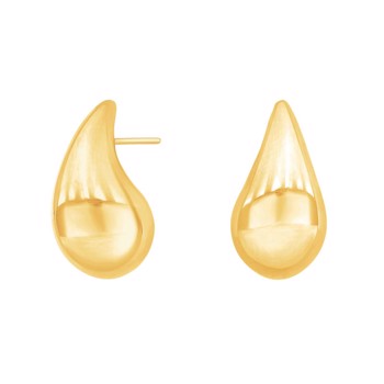 Nordahl's Forgyldt sølv ørestikker dråbe MACARINA52