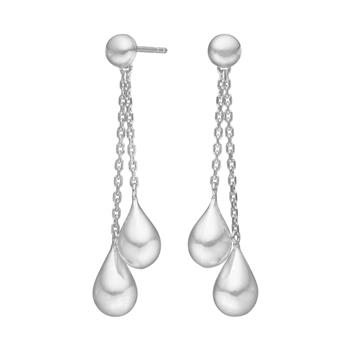 Nordahl's Rhd. sølv ørehængere DROPS52