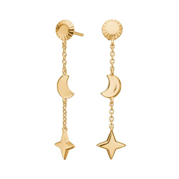 Nordahl\'s Forgyldt sølv ørehængere UNIVERSE52