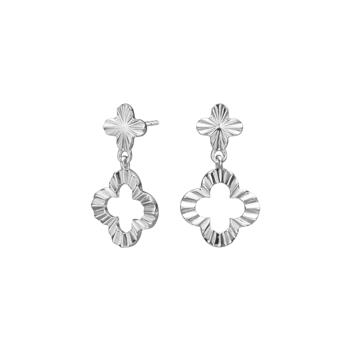 Nordahl's Rhd. sølv ørehængere CLOVERA52
