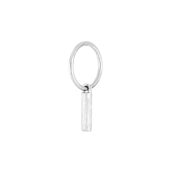 Nordahl\'s Rhd. sølv creoler FUNKY52 stav 1stk