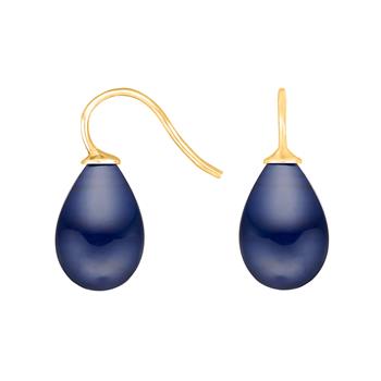 Heinzendorff's Forg. sølvøreh. m/bøhmisk kvartsglas farve84