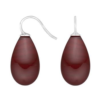 Heinzendorff's Rhod. sølvøreh. m/bøhmisk kvartsglas farve84