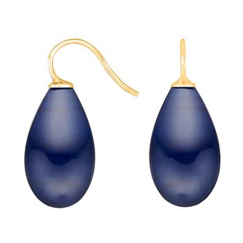 Heinzendorff's Forg. sølvøreh. m/bøhmisk kvartsglas farve84