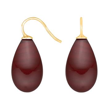 Heinzendorff's Forg. sølvøreh. m/bøhmisk kvartsglas farve84