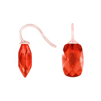 Heinzendorff's Rosaforg. sølvøreh. m/glas facetteret farve20