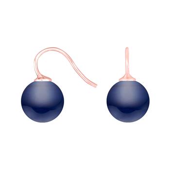 Heinzendorff's Rosaforg. sølvøreh. m/bøhmisk kvartsglas kugle 12mm