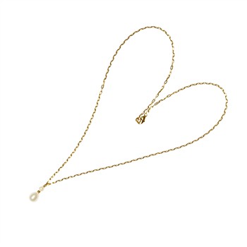 San - Links of Joy's 18kt halskæde med ferskvandsperler 45cm