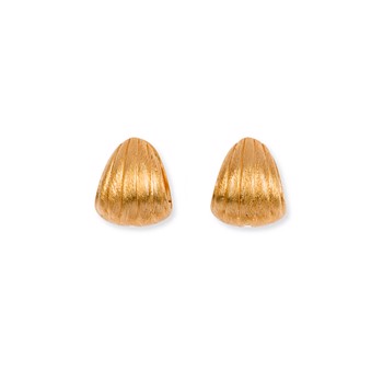 Heinzendorff's Forg. sølv mat system-creoler Lisa 15x13mm