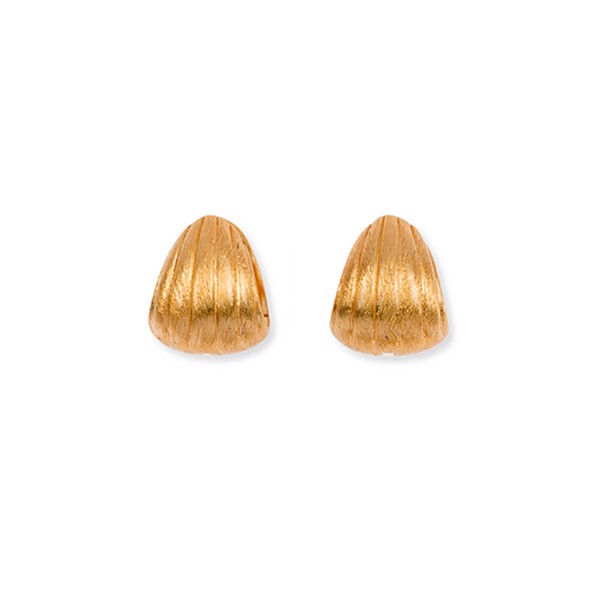 Heinzendorff\'s Forg. sølv mat system-creoler Lisa 15x13mm