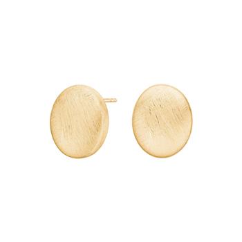 Heinzendorff's Forg. sølv mat system-ørestikker Anja 13x16mm