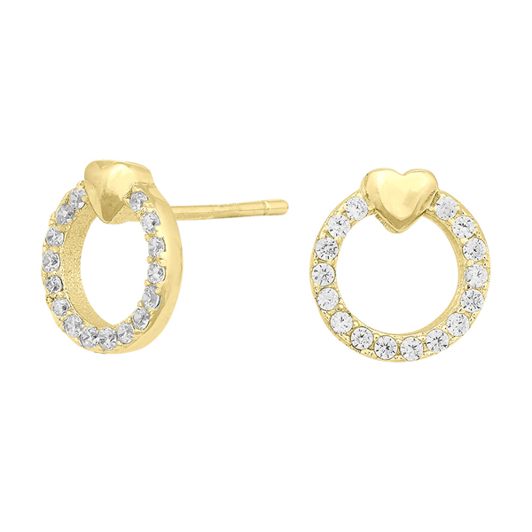 Joanli Nor\'s Forgyldt sølv ørering BRINANOR 8mm