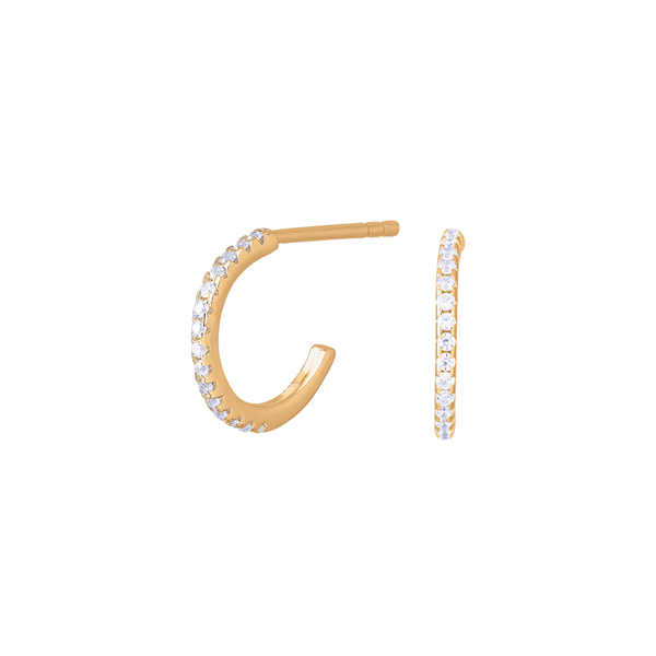 Joanli Nor\'s Forgyldt sølv  creol FIRANOR 12mm