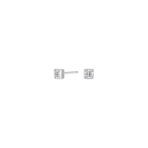 Joanli Nor\'s Rhd. Sølv ørestikker 4mm JOANNOR