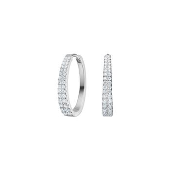 Joanli Nor's Rhd. sølv creoler small RUNANOR