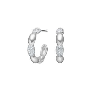 Joanli Nor's Rhd. sølv creoler REBECCANOR