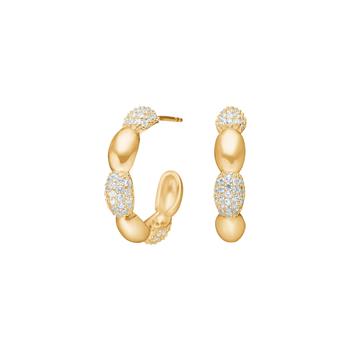 Joanli Nor's Forgyldt sølv creoler REBECCANOR