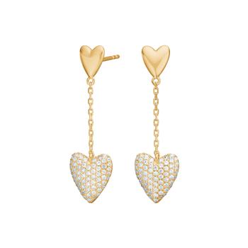 Joanli Nor's Forgyldt sølv ørehængere RISANOR