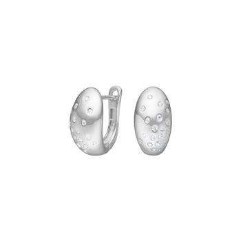 Joanli Nor's Rhd. sølv creoler RHEANOR